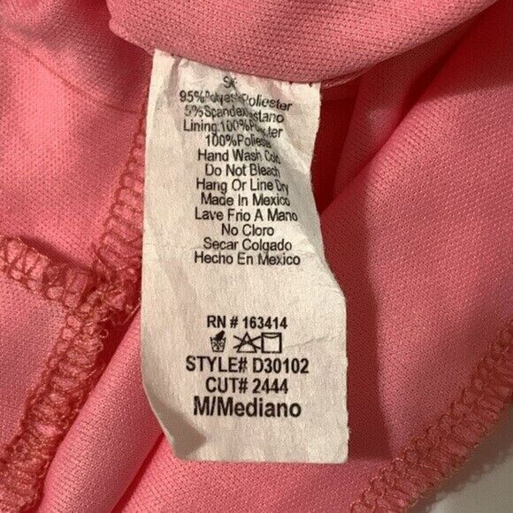 Bodycon Mini Dress Pink Juniors Medium Women’s Small NWOT - Picture 5 of 9